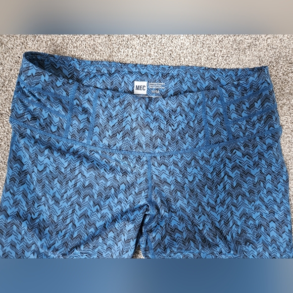 MEC running tights M blue chevron - Picture 6 of 11
